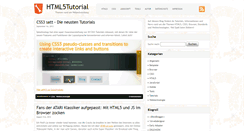 Desktop Screenshot of html5tutorial.de