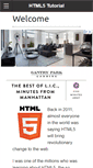 Mobile Screenshot of html5tutorial.info